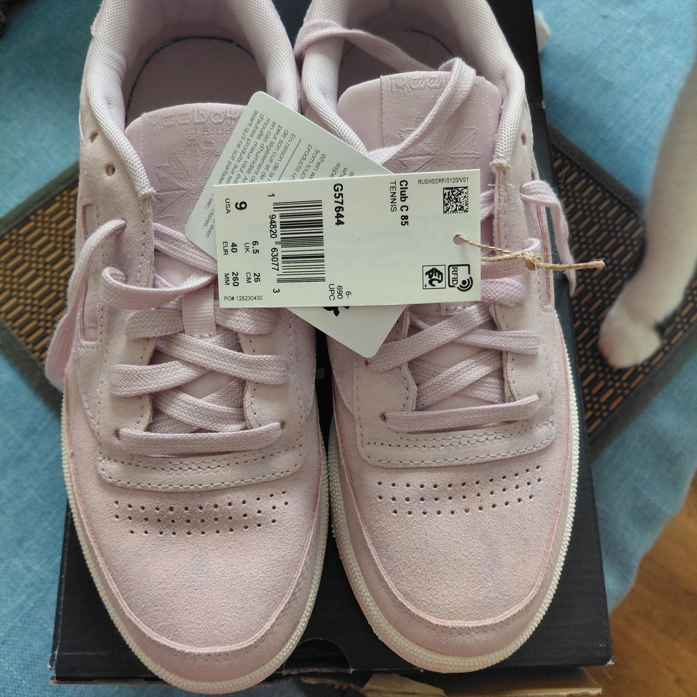 Reebok Women's Classic Suede Sneaker - Pink - Picture 2 of 12
